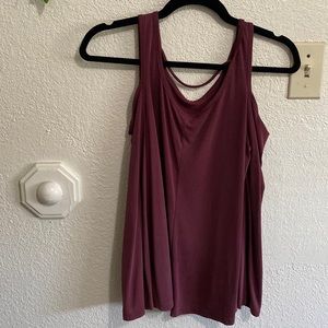 long sleeve blouse with shoulder cutouts